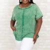 Makes Me Weak Top, Kelly Green -Deals Swish Tex Store MakesMeWeakTop KellyGreen 3