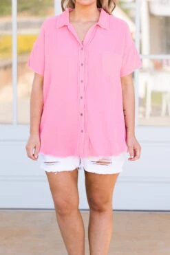 Maybe Today Top, Dark Pink -Deals Swish Tex Store MaybeTodayTop DarkPink 11