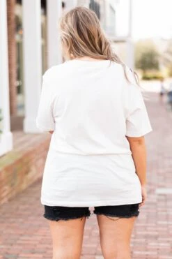 Meet Me In Arizona Tee, Vintage White -Deals Swish Tex Store MeetMeInArizonaTee VintageWhite 0378