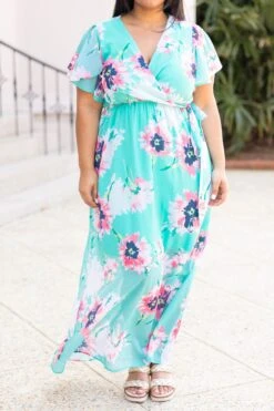 Meet Me In The Garden Dress, Mint -Deals Swish Tex Store MeetMeInTheGardenDress Mint 0178