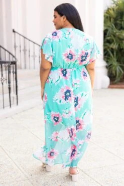 Meet Me In The Garden Dress, Mint -Deals Swish Tex Store MeetMeInTheGardenDress Mint 0179