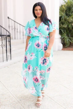 Meet Me In The Garden Dress, Mint -Deals Swish Tex Store MeetMeInTheGardenDress Mint 0183