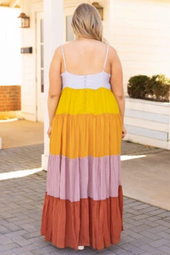 Met You In The Summer Dress, Rust Multi -Deals Swish Tex Store MetYouInTheSummerDress RustMulti 1752