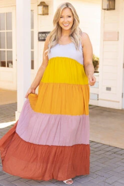 Met You In The Summer Dress, Rust Multi -Deals Swish Tex Store MetYouInTheSummerDress RustMulti 1756