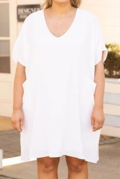 Million Years Ago Dress, Off White -Deals Swish Tex Store MillionYearsAgoDress OffWhite 1792