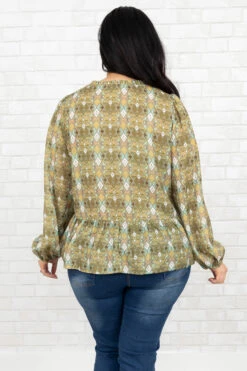 Morning Grace Top, Olive 12 Morning Grace Top, Olive -Deals Swish Tex Store MorningGraceTop Olive 9213