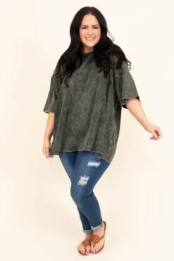 My Boyfriend Tee, Neon Army Green -Deals Swish Tex Store MyBoyfriendTee NeonArmyGreen 9285