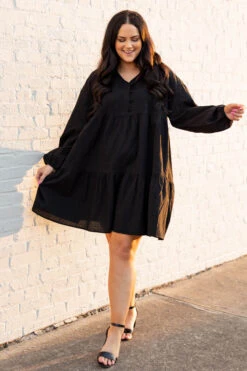My Heart Goes On Dress, Black -Deals Swish Tex Store MyHeartGoesOnDress Black 0020