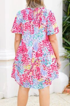 My Wild Side Dress, Blue Mix -Deals Swish Tex Store MyWildSideDress BlueMix 1