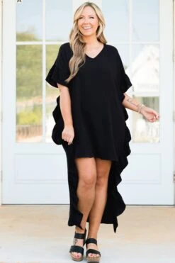 Never Afraid Dress, Black -Deals Swish Tex Store NeverAfraidDress Black 4