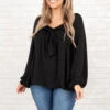 Never Hold Back Top, Black