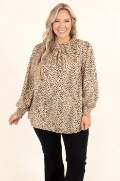 New Surprises Top, Beige