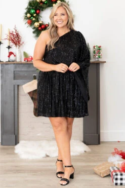 New Year's Eve Night Out Dress, Black -Deals Swish Tex Store NewYear sEveNightOutDress Black 0861