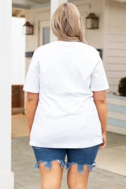 Nothing I Can't Handle Tee, White -Deals Swish Tex Store NothingICan tHandleTee White 9828