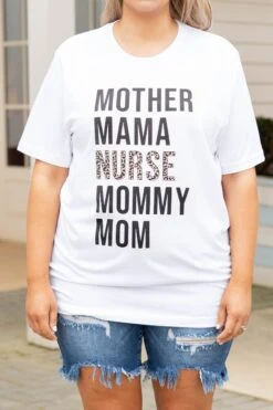 Nothing I Can't Handle Tee, White -Deals Swish Tex Store NothingICan tHandleTee White 9829