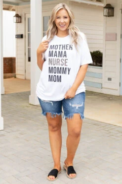 Nothing I Can't Handle Tee, White -Deals Swish Tex Store NothingICan tHandleTee White 9837