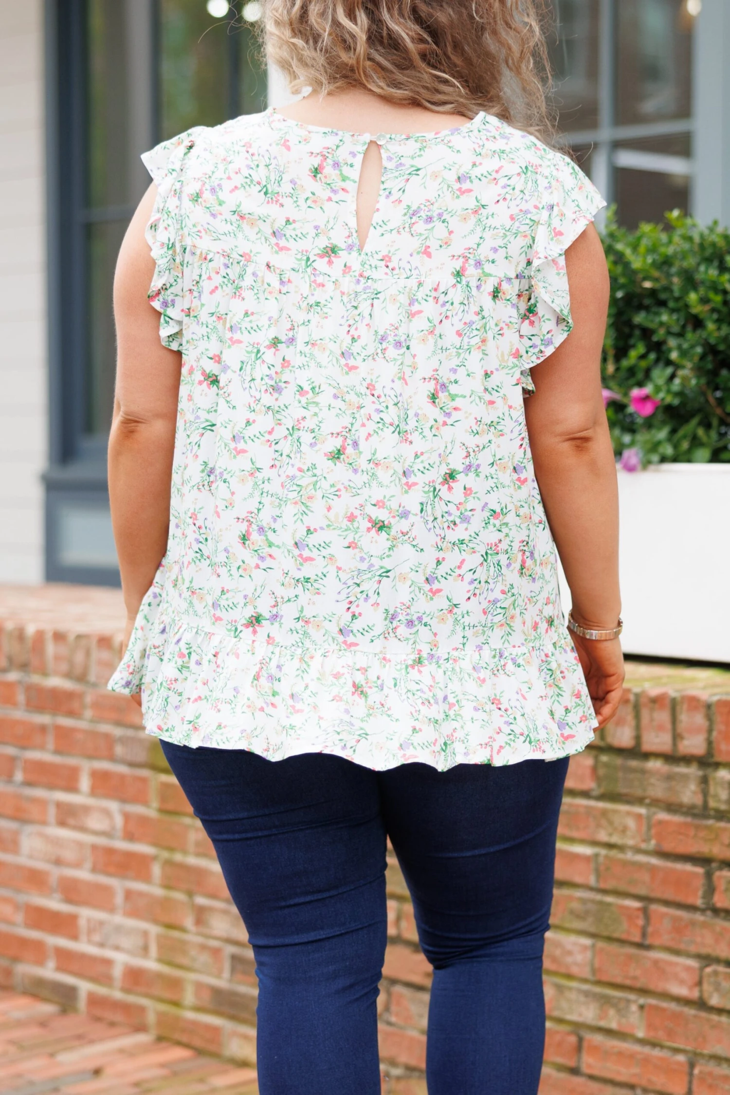 Oh What A Night Top, White 7 Oh What A Night Top, White - Image 5