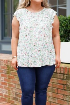 Oh What A Night Top, White 11 Oh What A Night Top, White -Deals Swish Tex Store OhWhatANightTop White 2