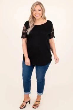 On The Runway Top, Black -Deals Swish Tex Store OnTheRunwayTop Black 3