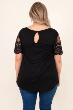 On The Runway Top, Black -Deals Swish Tex Store OnTheRunwayTop Black 5670