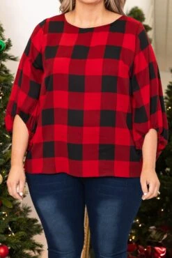 Patience My Love Blouse, Red -Deals Swish Tex Store PatienceMyLoveBlouse Red 7138