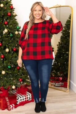 Patience My Love Blouse, Red -Deals Swish Tex Store PatienceMyLoveBlouse Red 7141