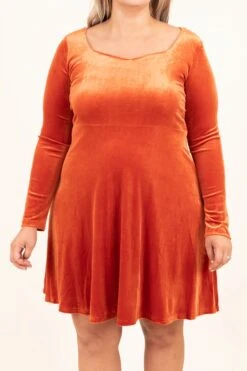 Pretty And Poised Dress, Orange -Deals Swish Tex Store PrettyAndPoisedDress Orange 0705