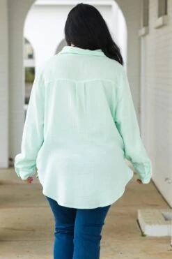 Rays Of Sun Top, Mint -Deals Swish Tex Store RaysOfSunTop Mint