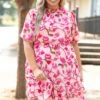 Rose Gardens Dress, Blush -Deals Swish Tex Store RoseGardensDress Blush 9913