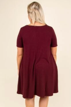 Best Bet Dress, Burgundy -Deals Swish Tex Store SOL 2692 37a16ed6 faab 4b0b 8360 1f0971b8b869