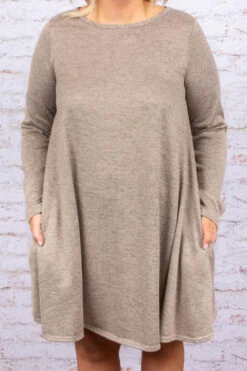 Not A Moment Too Soon Dress, Taupe -Deals Swish Tex Store SOL 9394 9ea9dfe3 3e4c 4102 8bda 8fc41de2e7b7