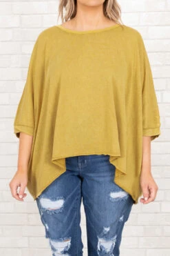 Seeking Memories Top, Olive Vintage -Deals Swish Tex Store SeekingMemoriesTop OliveVintage 0042