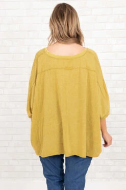 Seeking Memories Top, Olive Vintage -Deals Swish Tex Store SeekingMemoriesTop OliveVintage