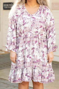 Sent By You Dress, White -Deals Swish Tex Store SentByYouDress White 5561