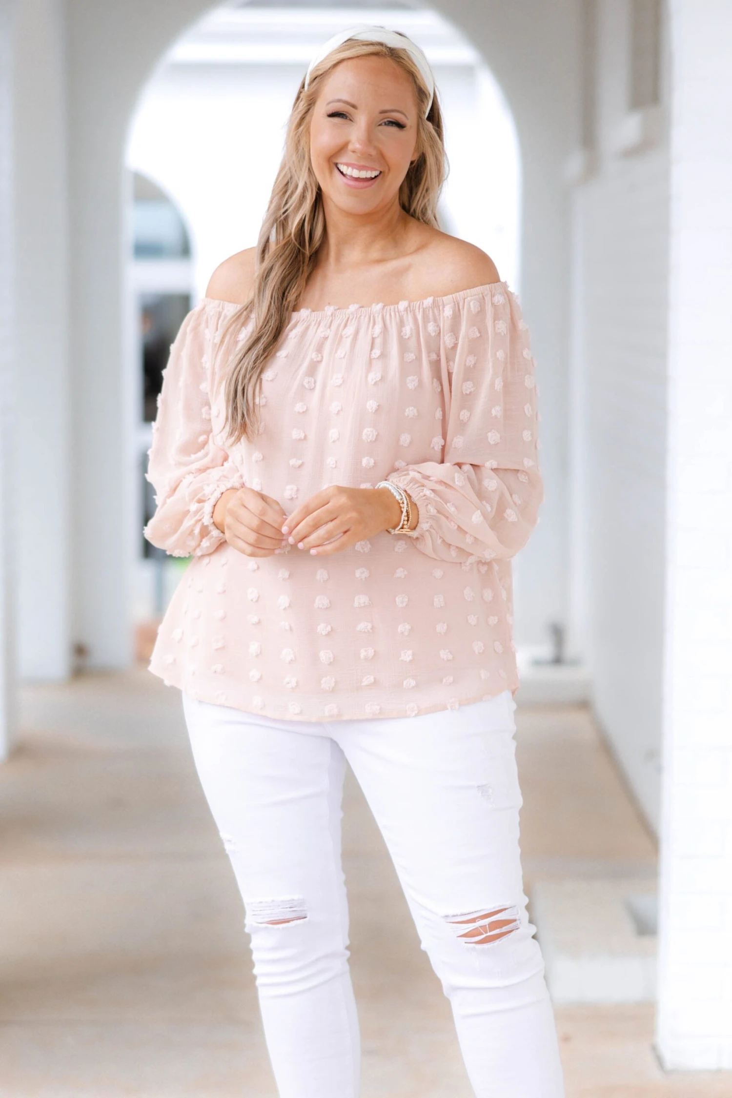 Set My Heart At Ease Top, Peach 2 Set My Heart At Ease Top, Peach