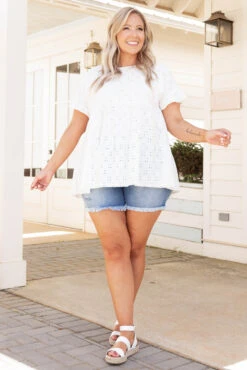 Shady Mood Top, Off White -Deals Swish Tex Store ShadyMoodTop OffWhite 9611