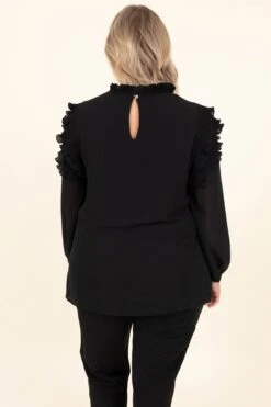 She's So Stunning Top, Black -Deals Swish Tex Store She sSoStunningTop Black 9775