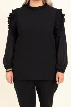 She's So Stunning Top, Black -Deals Swish Tex Store She sSoStunningTop Black 9776