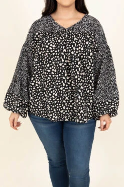 Shy Around You Top, Black 11 Shy Around You Top, Black -Deals Swish Tex Store ShyAroundYouTop Black 9690