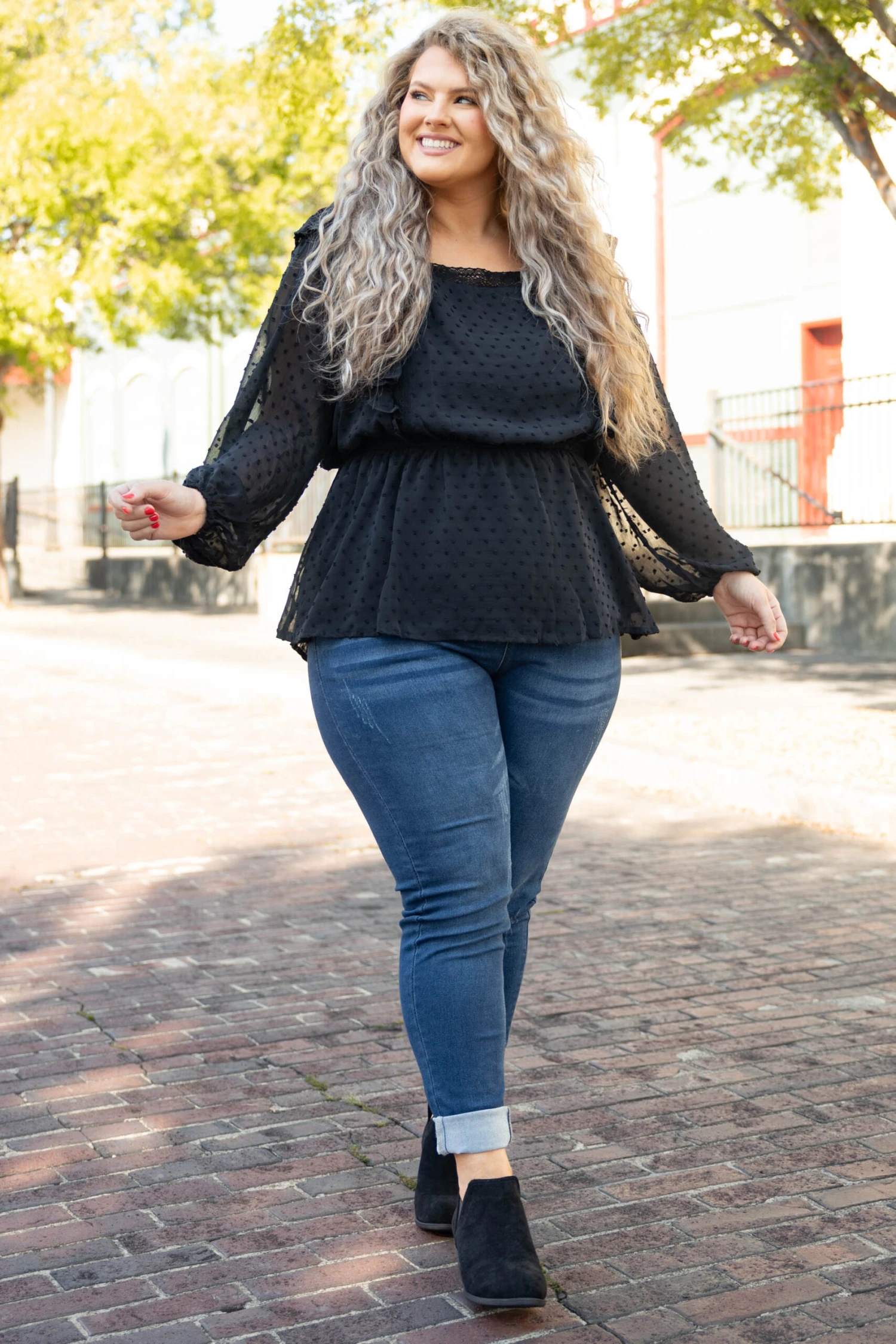 Somebody Like You Top, Black 4 Somebody Like You Top, Black - Image 2