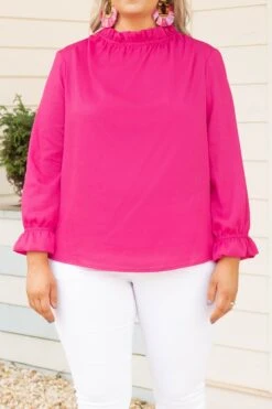 Someone Sweet Top, Fuchsia -Deals Swish Tex Store SomeoneSweetTop Fuchsia 2