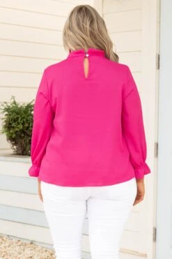 Someone Sweet Top, Fuchsia -Deals Swish Tex Store SomeoneSweetTop Fuchsia