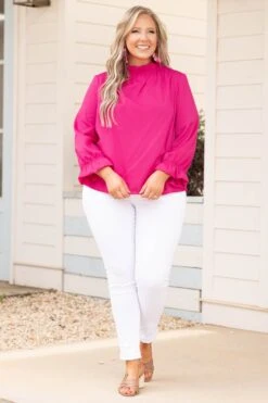 Someone Sweet Top, Fuchsia -Deals Swish Tex Store SomeoneSweetTop Fuchsia 4