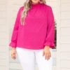 Someone Sweet Top, Fuchsia