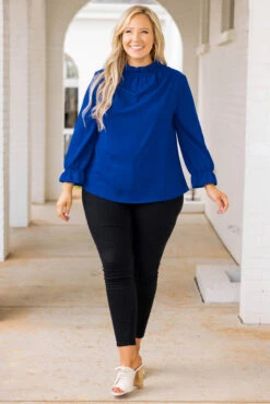 Someone Sweet Top, Royal -Deals Swish Tex Store SomeoneSweetTop Royal 7489