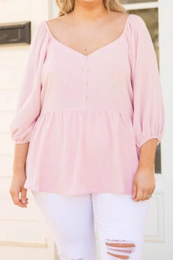 Sort It Out Top, Blush -Deals Swish Tex Store SortItOutTop Blush 8869