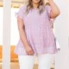 Soundtrack To My Life Top, Blush -Deals Swish Tex Store SoundtrackToMyLifeTop Blush 6910