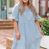 Spill The Secrets Dress, Denim -Deals Swish Tex Store SpillTheSecretsDress Denim 4