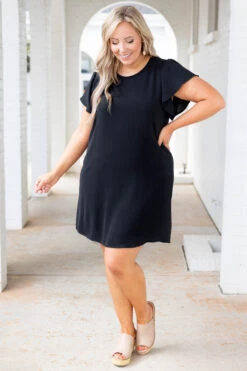 Springtime Craze Dress, Black -Deals Swish Tex Store SpringtimeCrazeDress Black 3