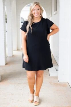 Springtime Craze Dress, Black -Deals Swish Tex Store SpringtimeCrazeDress Black 4